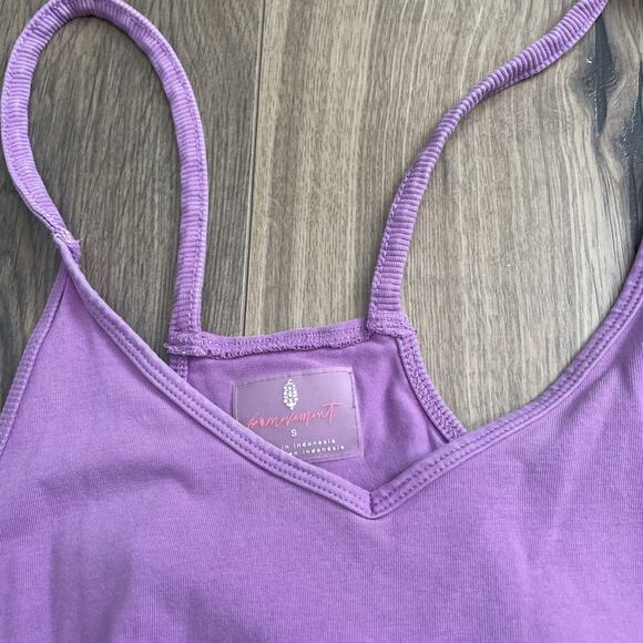 Free People FP Movement Size Small Hot Shot Jumpsuit Purple EUC - Picture 4 of 8